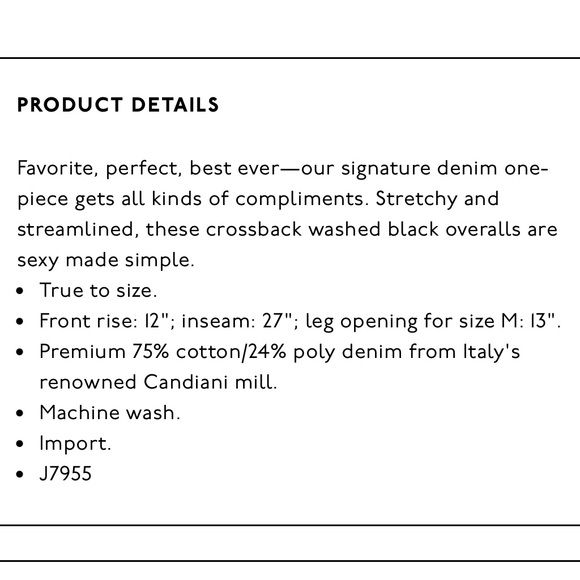 Madewell skinny overalls. - Picture 6 of 6